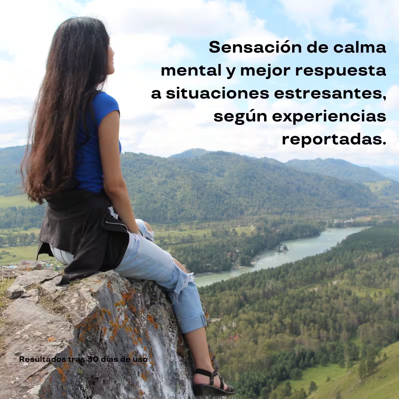 chica en la montaña momento de paz lowpro