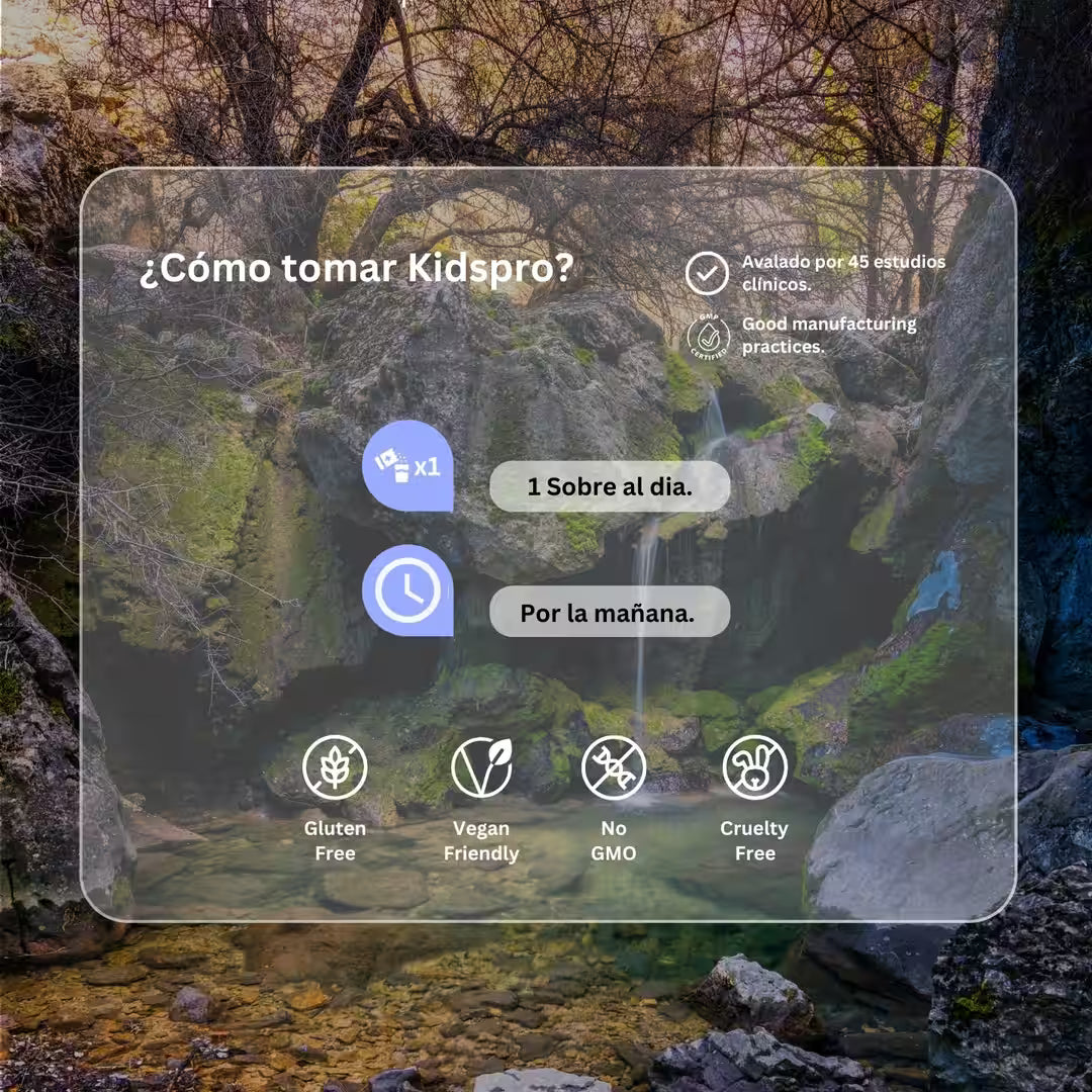 como tomar Probióticos Infantiles kidspro